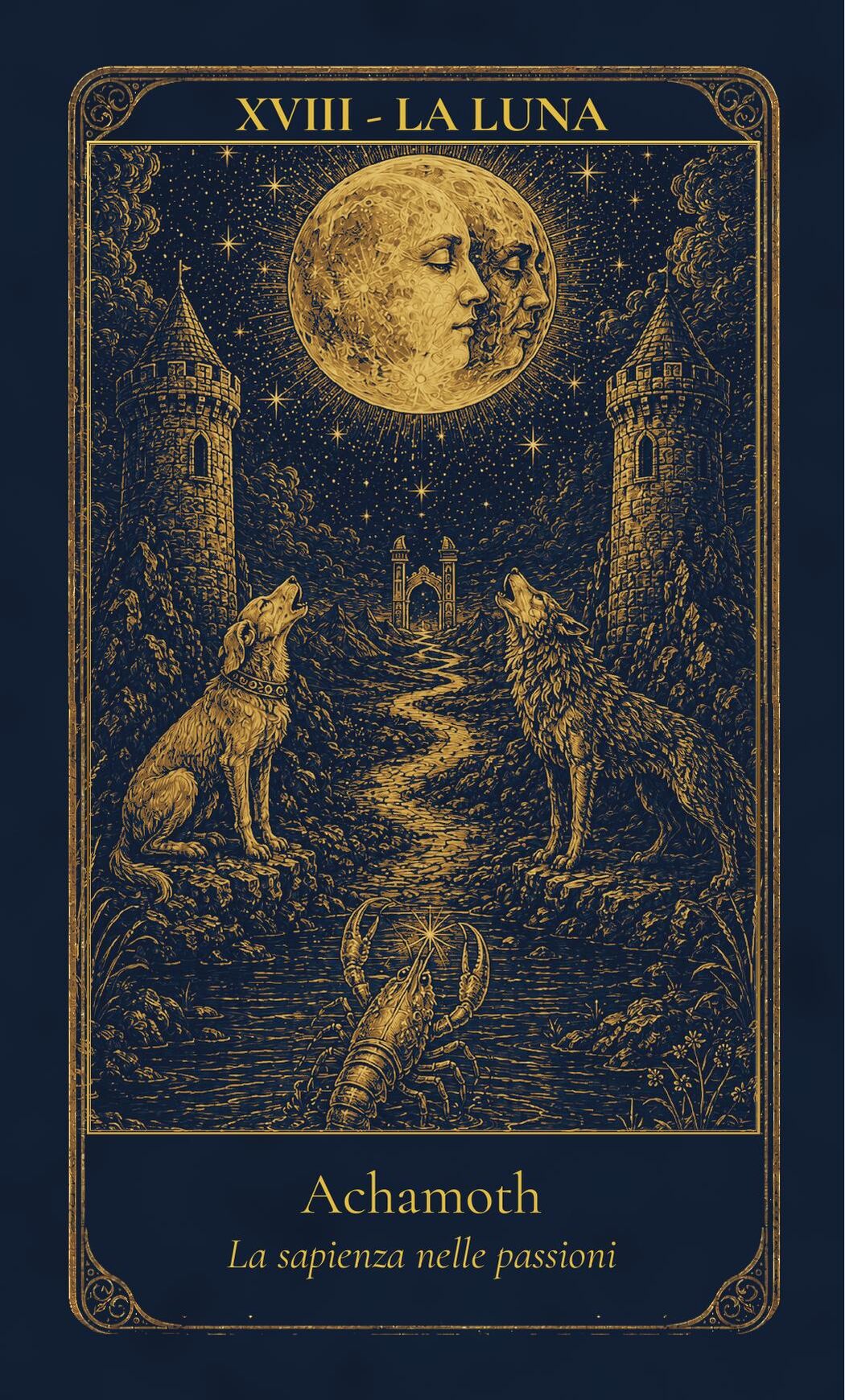 La Luna – Arcano Maggiore XVIII, carta di Grace